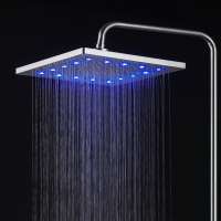 Made In China 12 inch Energy-Saving Water Saving Temperature Control Hot Water Temperature Sensitive Shower Head