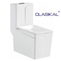 New design siphonic s trap one piece saving water women wc toilet